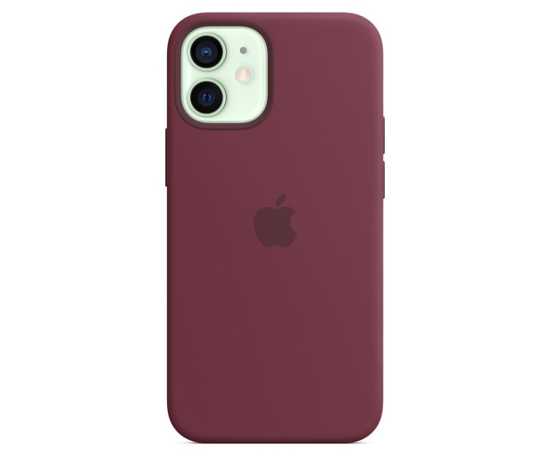 Apple Silikonowe etui iPhone 12 mini dojrzała śliwka - 598762 - zdjęcie 2